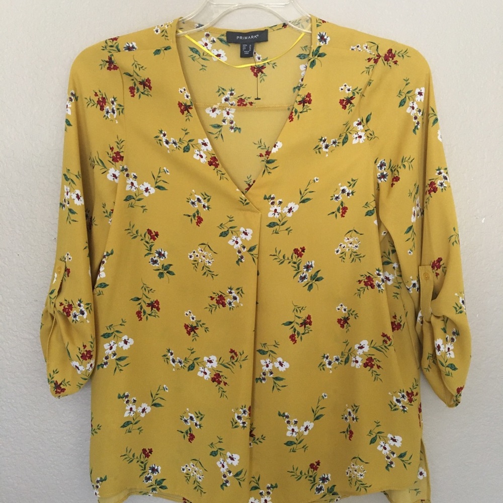 Primark 3/4 length sleeved blouse